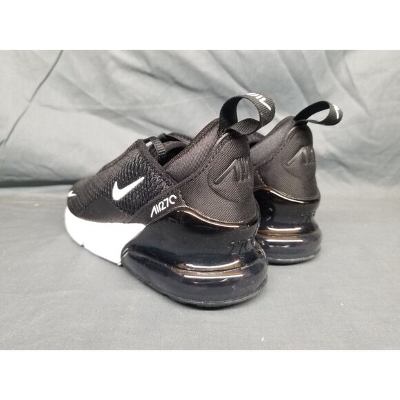 Nike Kids Air Max 270 (PS) Sneakers Mesh Black White Size 1.5Y NEW NO BOX! - Picture 6 of 11